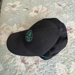 Nike Black Cap with Green and Red Accents